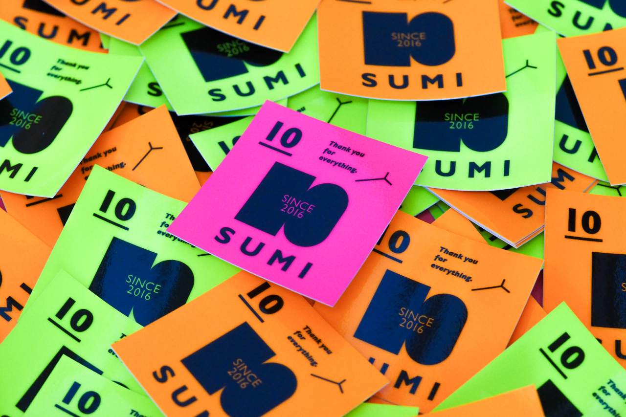 SUMI 10thノベルティ